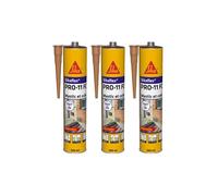 SIKA Lot de 3 mastics colles Sikaflex Pro 11 FC Purform - Beige - 300ml