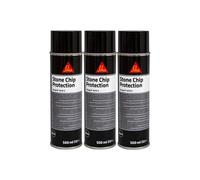 Lot de 3 revêtements anti-gravillons SIKA Sikagard 6470 S - Noir - 500ml