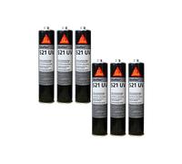 SIKA Lot de 6 Colle-mastics Hybrides Sikaflex 521 UV - Gris Clair - 300ml