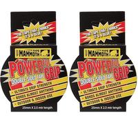 SIKA Mammoth Powerful Grip Tape Bande antidérapante - Ruban adhésif double face renforcé - Clair, 2POWERGRIP25-EB (Lot de 2)