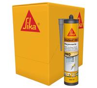 Sikaseal®-184 maçonnerie. Mastic acrylique haute performance pour joints d’étanchéité en extérieur. Couleur gris béton. Carton de 12 cartouches de 300