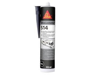 SIKA - Mastic butyle thixotrope pour étanchéité démontable - SikaLastomer-514, Noir - Joints faciles à appliquer - Non polymérisant - Idéal pour caravanes et camping-cars - 310ml