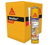 SIKA - Mastic colle multi-usage - Sikaflex 11 FC - Blanc - Carton 12x300ml