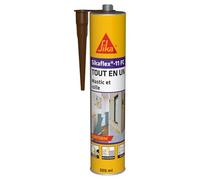 SIKA - Mastic colle Sikaflex 11 FC Purform - Multi-usages, faible émission de COV - Marron 300 ml