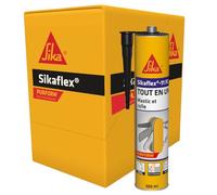 SIKA - Mastic colle multi-usage - Sikaflex 11 FC - Noir - Carton 12x300ml