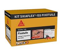SIKA - Mastic-colle pour tuiles - Kit Sikaflex-155 Fixotuile - Terre Cuite