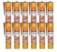 SIKA - Mastic-colle pour tuiles - Sikaflex 155 Tuiles - Terre Cuite - 12x300ml