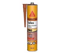 SIKA - Mastic-colle souple polyuréthane - Sikaflex-145 Tuiles Purform terre cuite - Réparation et collage de tuiles - Tous types de tuiles - 300 ml