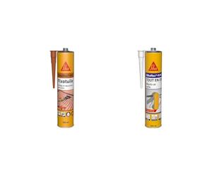 Sika - Mastic-colle souple - Sikaflex-155 Fixotuile Purform, Terre cuite - Pour la réparation & lex 11 FC Purform Blanc, Mastic, joint et collage multi-usages, mastic-colle multi-supports