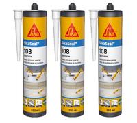 SIKA - Mastic Cuisine & Salle de Bain - SikaSeal 108 - Blanc - 3x300ml