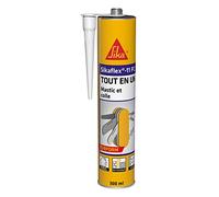 SIKA - Mastic joint et colle multi-usages - Sikaflex 11 FC Purform Blanc - Tout en un - Multisupports - Intérieur et extérieur - Idéal travaux de bricolage - Durcit rapidement - 300 ml (Lot de 12)