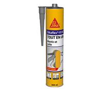 SIKA - Mastic joint et colle multi-usages - Tout en un - Multisupports - Sikaflex 11 FC Purform Gris Béton - Intérieur et extérieur - Idéal travaux de bricolage - Durcit rapidement - 300 ml