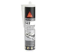 SIKA - Mastic multi-usages - Sikaflex 522, Noir - Pour caravane et camping-car - Collage et étanchéité - Résiste aux intempéries - Sans isocyanate - Faible émission - Intérieur et extérieur - 300ml
