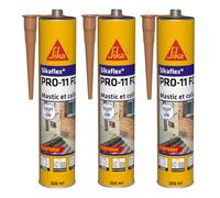 SIKA - Mastic polyuréthane PU tout en 1 - Sikaflex PRO 11 FC Purform Beige - Collage puissant - Mastic multi-matériaux - Etanche - Intérieur et Extérieur - Construction et Bricolage - 300ml