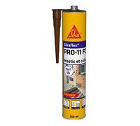 SIKA - Mastic polyuréthane PU tout en 1 - Sikaflex PRO 11 FC Purform Marron - Collage puissant - Mastic multi-matériaux - Etanche - Intérieur et Extérieur - Construction et Bricolage - 300ml