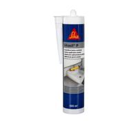 SIKA - Mastic silicone universel pour joint d'étanchéité et joints sanitaires - Sikasil P Blanc - Multisupports - Résistant aux UV/Moisissures - 300ml