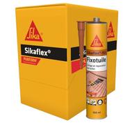 SIKA - Mastic tuiles - Sikaflex 155 Tuiles - Terre Cuite - Carton 12x300ml