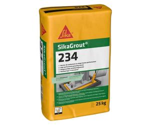 SIKA - Mortier de scellement à réduction de l'empreinte carbone - SikaGrout 234 Gris - Excellente adhérence sur le béton, le mortier et l'acier - 25kg