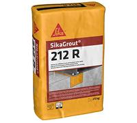 SIKA - Mortier de scellement à Prise Rapide - SikaGrout 212 R Gris - Scellement de boulons d'ancrage, de fers à béton, de rails, d'équipement industriel - Améliore la résistance au gel - 25kg