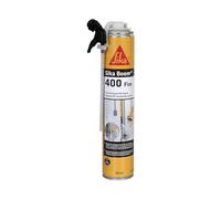 SIKA - Mousse expansive coupe-feu - Sika Boom 400 Fire - Pistolable ou Manuelle - Calfeutre - Isole - Cale - Int - Usage tous sens - Réutilisable - Multisupports - Facile à découper - Rose - 750ml