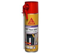 SIKA - Mousse polyuréthane expansive multi-usage - Sika Boom-107 Tous sens blanc - Isolation, calfeutrage et remplissage - 20L d’expansion - 500 ml
