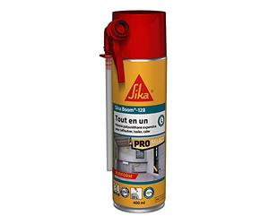 SIKA - Mousse polyuréthane expansive - Sika Boom 128 - Aérosol 400ml | Calfeutrer - Isoler - Caler - Int/Ext - Usage tous sens - Réutilisable - Multisupports - Facile à découper - Expansion 20L