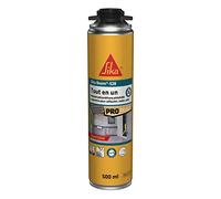 SIKA - Mousse polyuréthane Expansive Pistolable et Réutilisable - Sika Boom 528 Blanc - Fort Rendement 23 L - séchage ultra rapide pour jointer, calfeutrer, isoler sur multi-supports - 500 ml