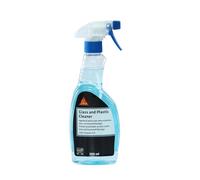 SIKA - Nettoyant à base d'eau pour verre et plastique - Sika Cleaner G+P, Bleu - Élimine traces, résidus, saleté, silicone visible et substrats non poreux - Spray 500ml