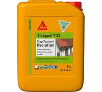 SIKA - Nettoyant et Désincrustant Enzymatique - Sikagard-1127 Stop Tout en Un Evolution - Toiture, Façade, Terrasse - Élimine les traces vertes, rouges et noires - Sans rinçage - Prêt à l’emploi - 5L
