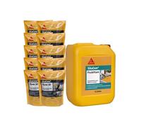 SIKA Pack Maçonnerie 10x SikaCem Fibre 30 300g - Fluidifiant SikaCem 5L