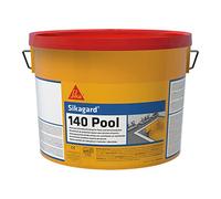 SIKA - Peinture de protection pour piscines et bassins - Sikagard 140 Pool Blanc - Intérieur et extérieur - Multi support - Prêt à l'emploi - Application facile - 10L