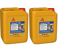 SIKA - Protection Hydrofuge Façade, Mur, Toiture, Sol - Sikagard 240-2x5L