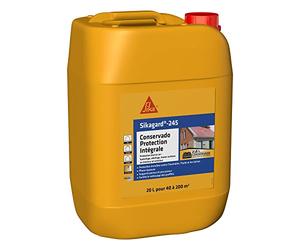SIKA - Protection hydrofuge tout en 1 - Sikagard-245-20L | Protection Intégrale - Imperméabilisant & anti-tache - Toute surface, façade, toiture, terrasse, sol - Invisible - 40 à 200m²