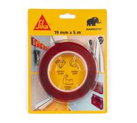 SIKA - Ruban adhésif double face extra fort et transparent - SikaBond Mammoth Crystal - Fixation rapide sans perçage - Maintien immédiat - Application facile - Intérieur et extérieur - 5m