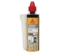 SIKA - Scellement chimique - Sika Anchorfix 01 Evolution, Ton pierre, 165ml | Prise rapide - Int/Ext - Multi-matériaux - Fixation d'objets lourds - Scelle store, volet, portail, chauffe-eau, radiateur