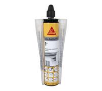 SIKA - Scellement chimique - Sika Anchorfix 1+ Gris - Int/Ext - Multi-matériaux - Scelle gonds, main courante, garde corps, store de terrasse - Durcissement rapide - Facile à appliquer - 300ml