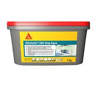 SIKA - Sikalastic-260 Stop Aqua, Revêtement d'étancheité sous carrelage idéal pour salle de bain, douche à l'italienne, séchage rapide, prêt à l'emploi, 7 kg
