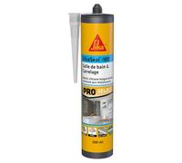 Sika Mastic silicone Sikaseal-180 Salle de bains & carrelage 300 ml Blanc