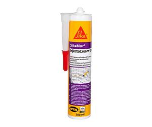 SIKA - Traitement humidité des murs - SikaMur InjectoCream 100-300ml | Traite les remontées d’humidité dans les murs - Int/Ext - Action anti-moisissures - Application facile par injection