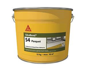 SikaBond 54 Parquet, Colle élastique sans solvants pour collage en pleine surface de parquet, 13kg, Ton marron