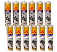 Sikabond Maximum Tack Lot de 12 tubes de colle de construction et de montage Noir 300 ml