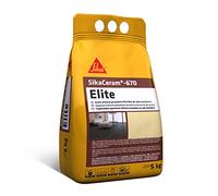 SikaCeram-670 Elite, Terre, Joint Minéral Porcelaine Flexible Haute Résistance Coloré pour Remplissage de Joints 2-12mm sur Paramètres et Sol 5kg