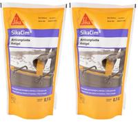 SikaCim Anticongelante, Accélérateur de prise et antigel pour béton et mortier, 500ml, Incolore (Lot de 2)