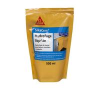 SIKACIM Hydrofuge de masse liquide pour béton, mortiers et enduits - 500 ml