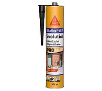 Sikaflex 11 FC Evolution Noir, Mastic-colle multi-usages, haute performance pour joints et collages, mastic intérieur et extérieur, mastic polyuréthane PU, 300ml