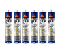 Sikaflex 290 DC PRO Lot de 6 cartouches de mastic pour bateau Noir 300 ml