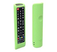 SIKAI Coque Protection telecommande compatible avec Samsung Remote Étuis en Silicone Souple de Télécommande pour Samsung Smart TV Housse de Protection Anti-Poussière (Lumineux Vert)