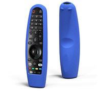 SIKAI Housse de Silicone pour Télécommande LG AN-MR19BA AN-MR18BA AN-MR20GA AN-MR650 AN-MR600 Etui pour Protection Télécommande LG Étui de Protection Coque Anti-Rayures Antichoc(Bleu)