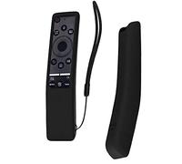 SIKAI Housse Étui de Protection en Silicone pour Telecommande Samsung BN59-01312A UHD 4K Smart TV Bluetooth Remote Control RMCSPR1BP1 Antidérapant Housse Coque pour Télécommande Samsung(Noir)