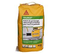 Sikawall tout en 1, Enduit Universel en Poudre, 20 kg Blanc